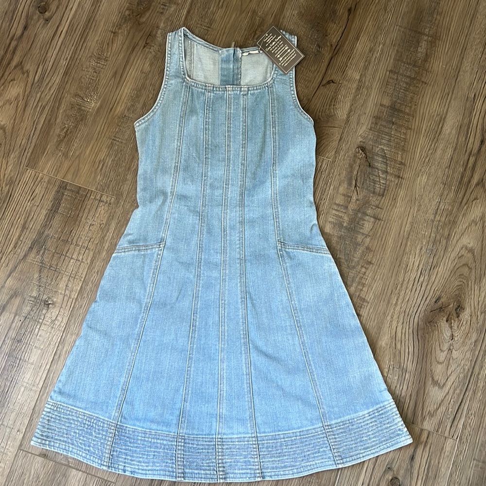 Habitual fit and flare dress, NWT, Jean material, size 14 kids